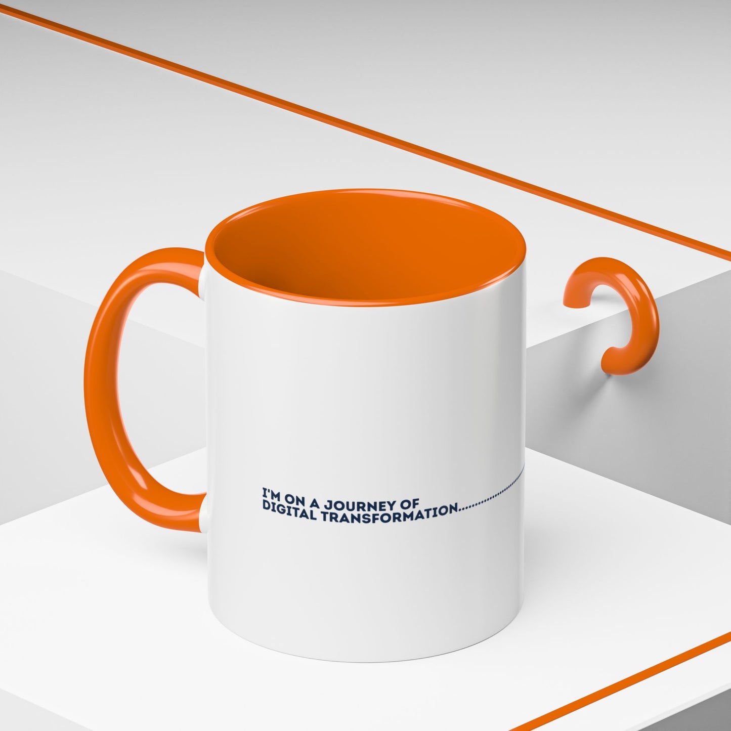 I'm on a journey of digital transformation... to the coffee machine | Mug