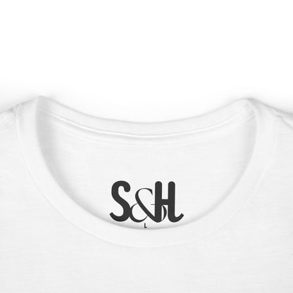 Powered by caffeine and unanswered emails | Women's Softstyle Tee
