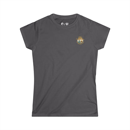 Powered by caffeine and unanswered emails | Women's Softstyle Tee