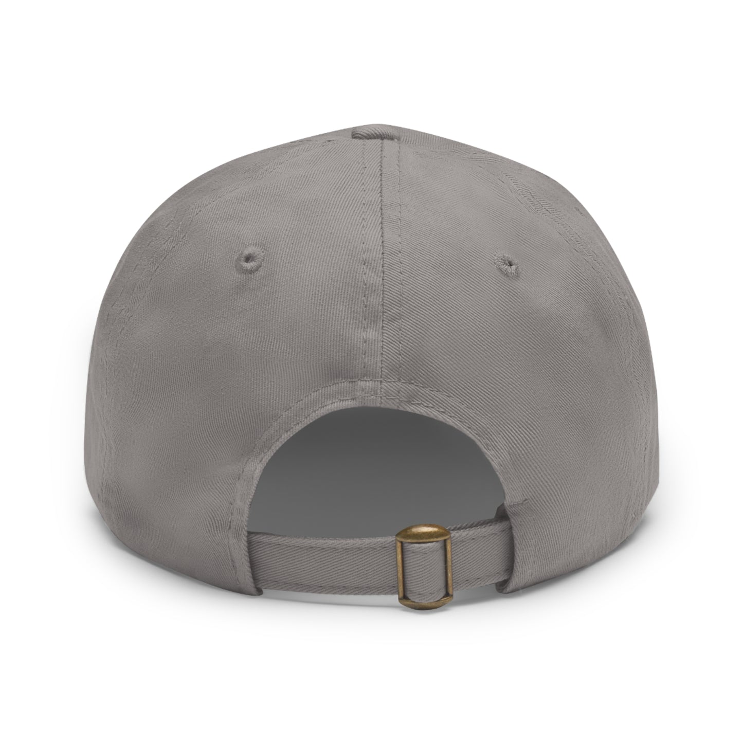 Powered by caffeine and unanswered emails | Hat with Leather Patch