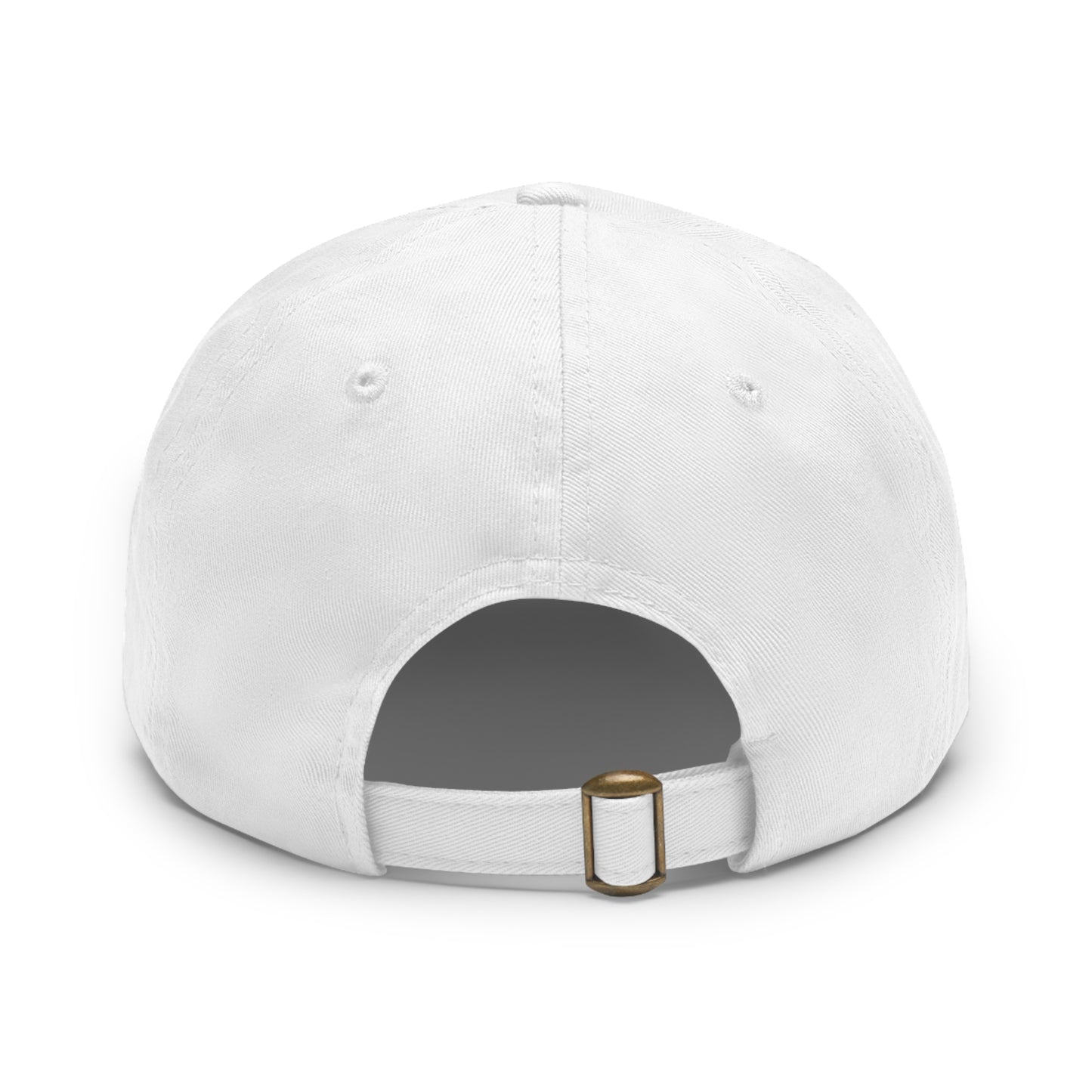 Powered by caffeine and unanswered emails | Hat with Leather Patch