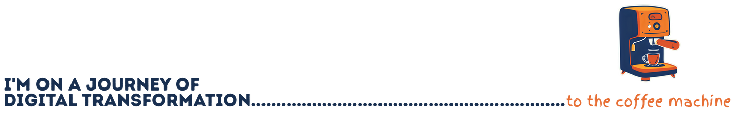 I'm on a journey of digital transformation... to the coffee machine | Unisex Short Sleeve Tee