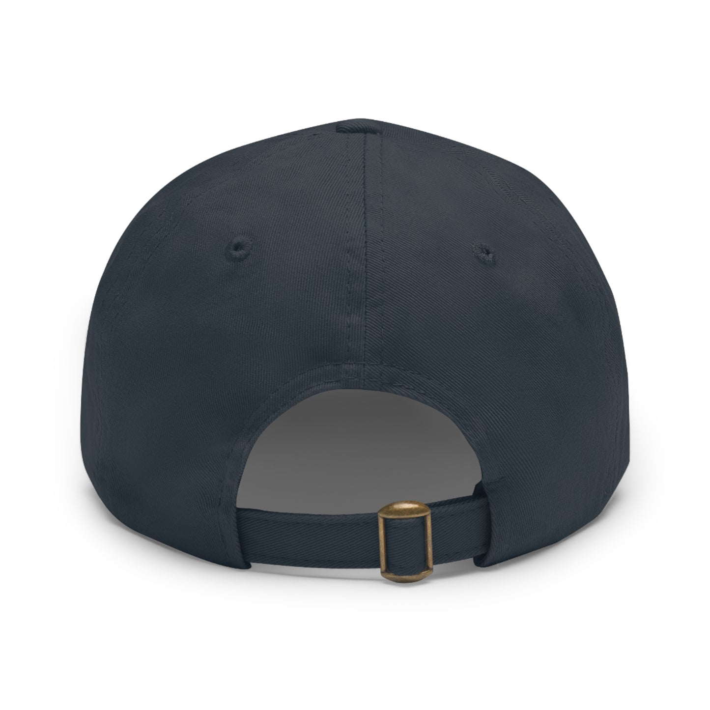 Powered by caffeine and unanswered emails | Hat with Leather Patch